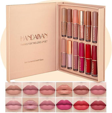 Lipstick Set Matte Liquid 12 Colors