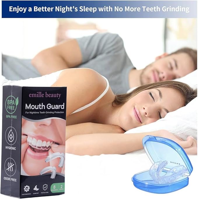 Emille Beauty Mouth Guard for Clenching Teeth at Night