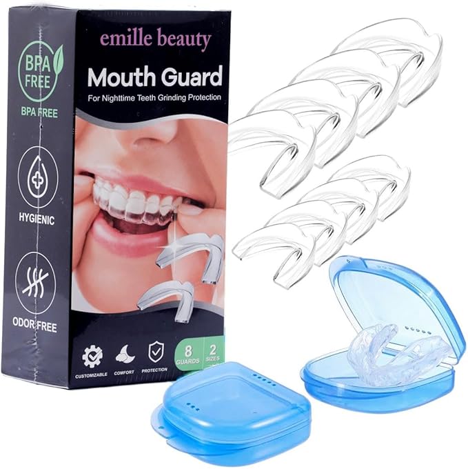 Emille Beauty Mouth Guard for Clenching Teeth at Night