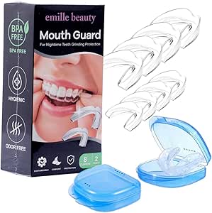 Emille Beauty Mouth Guard for Clenching Teeth at Night