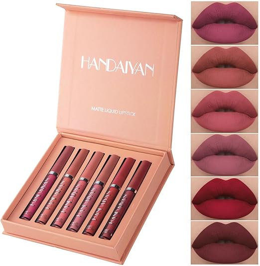 Lipstick Set Matte Liquid 6 Colors