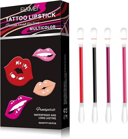 Cigarette Tattoo Lipstick Cotton Swab