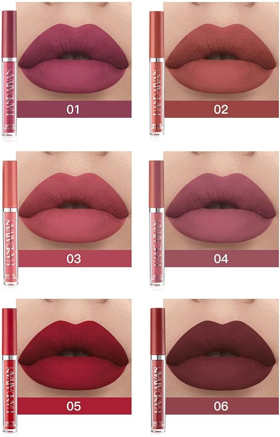 Lipstick Set Matte Liquid 6 Colors