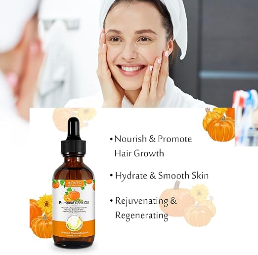 Organic Pumpkin Seed Oil for Hair Growth