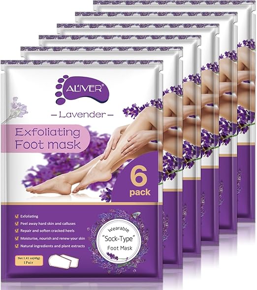 Foot Peel Mask 6 Pack