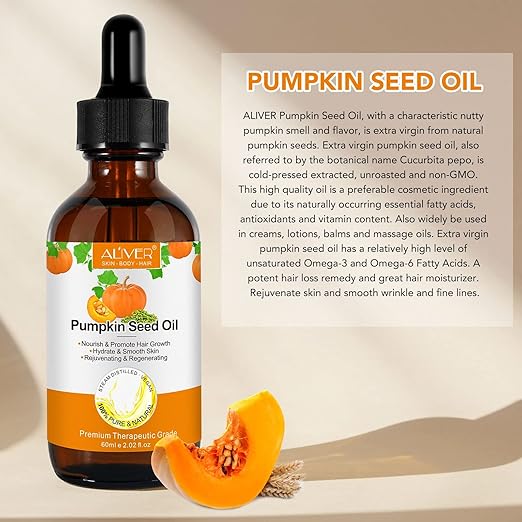 Organic Pumpkin Seed Oil for Hair Growth