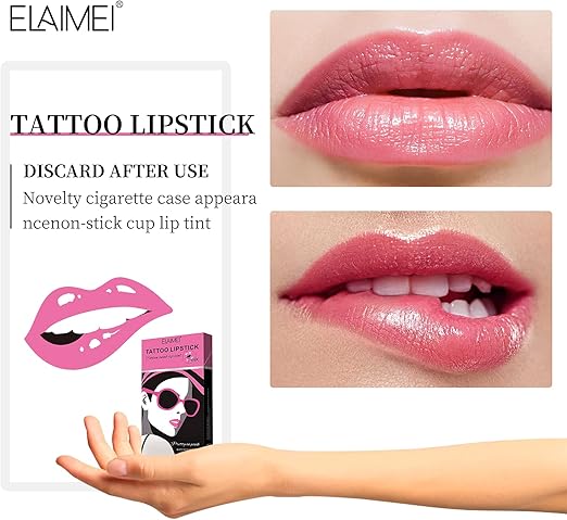 Cigarette Tattoo Lipstick Cotton Swab
