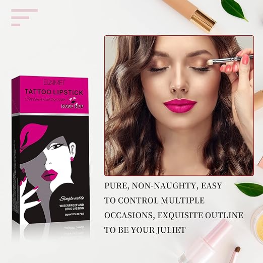 20 PCS Tattoo Lipstick
