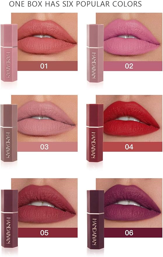 Lipstick Set For Women 6pcs