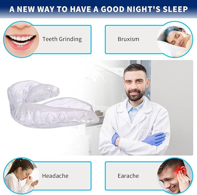 Emille Beauty Mouth Guard for Clenching Teeth at Night