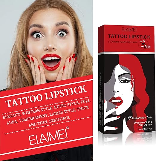 Cigarette Tattoo Lipstick Cotton Swab