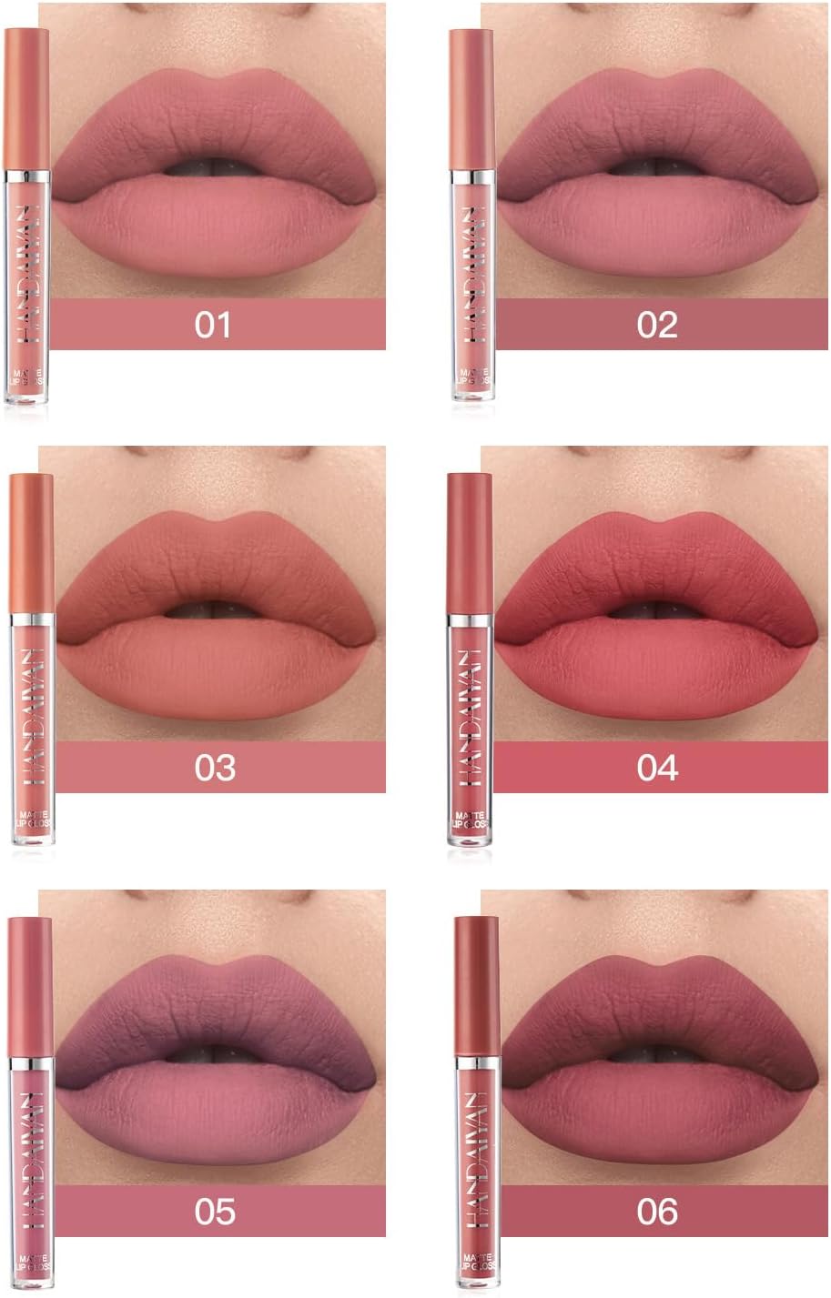 Lipstick Set Matte Liquid 6 Colors